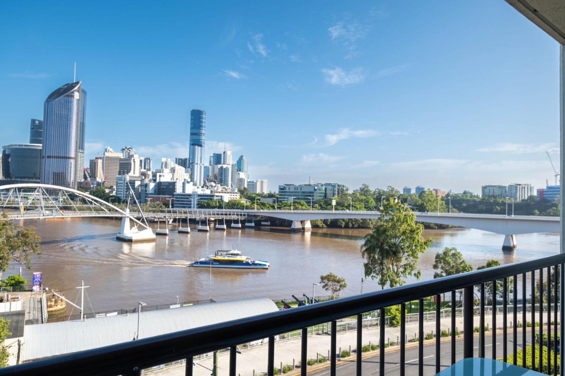 River Plaza Apartments Brisbane Southbank Zewnętrze zdjęcie